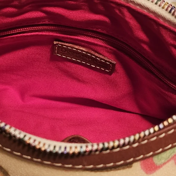 Dooney& Bourke Y2K RainbowZipper Doodle Graffiti Shoulder Bag